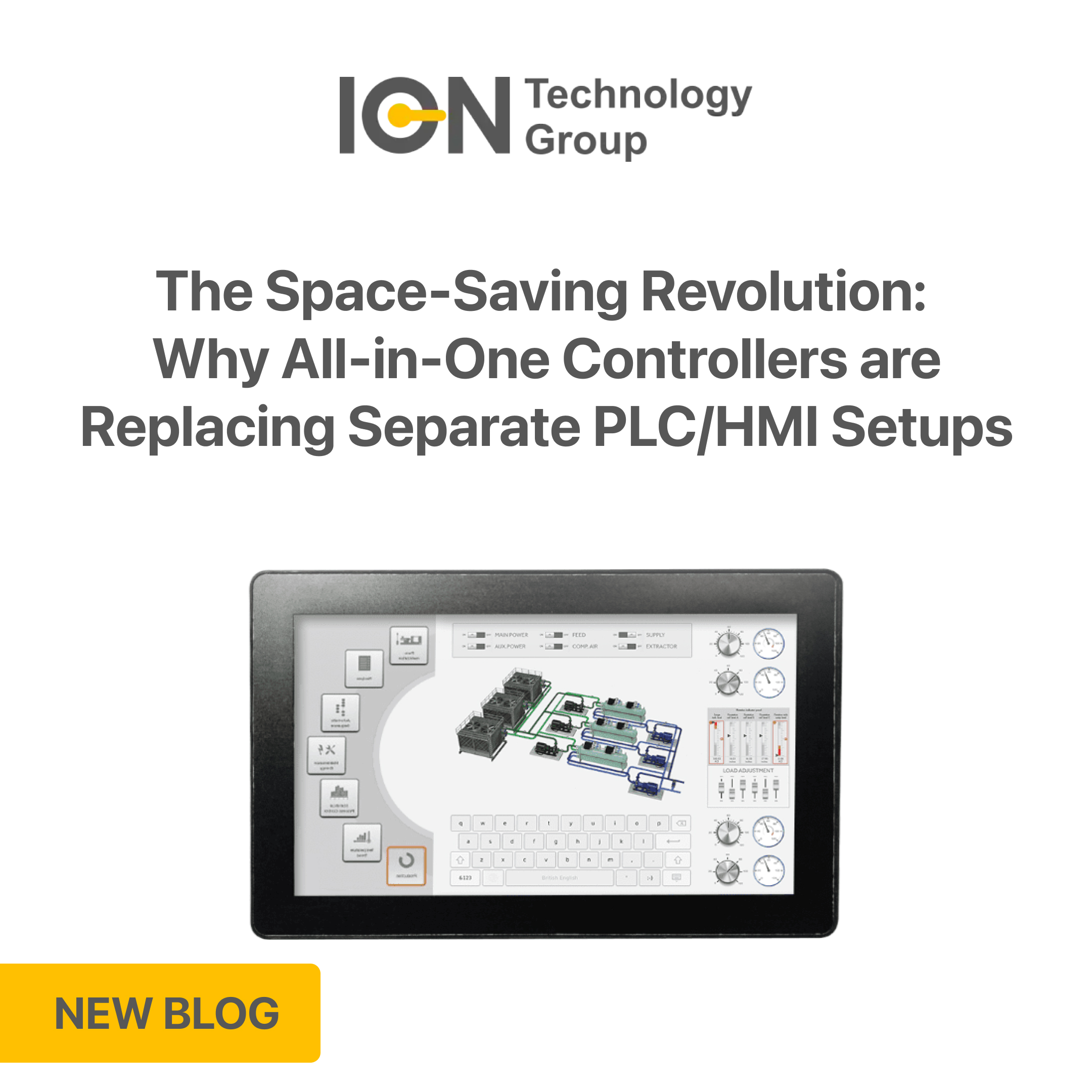 The Space-Saving Revolution: Why All-in-One Controllers are Replacing Separate PLC/HMI Setups