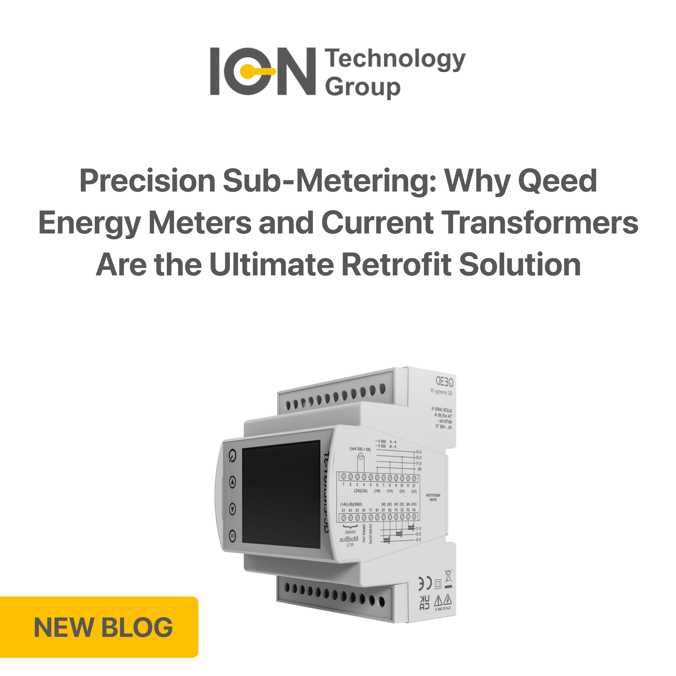 Precision Sub-Metering: Why Qeed Energy Meters and Current Transformers Are the Ultimate Retrofit Solution