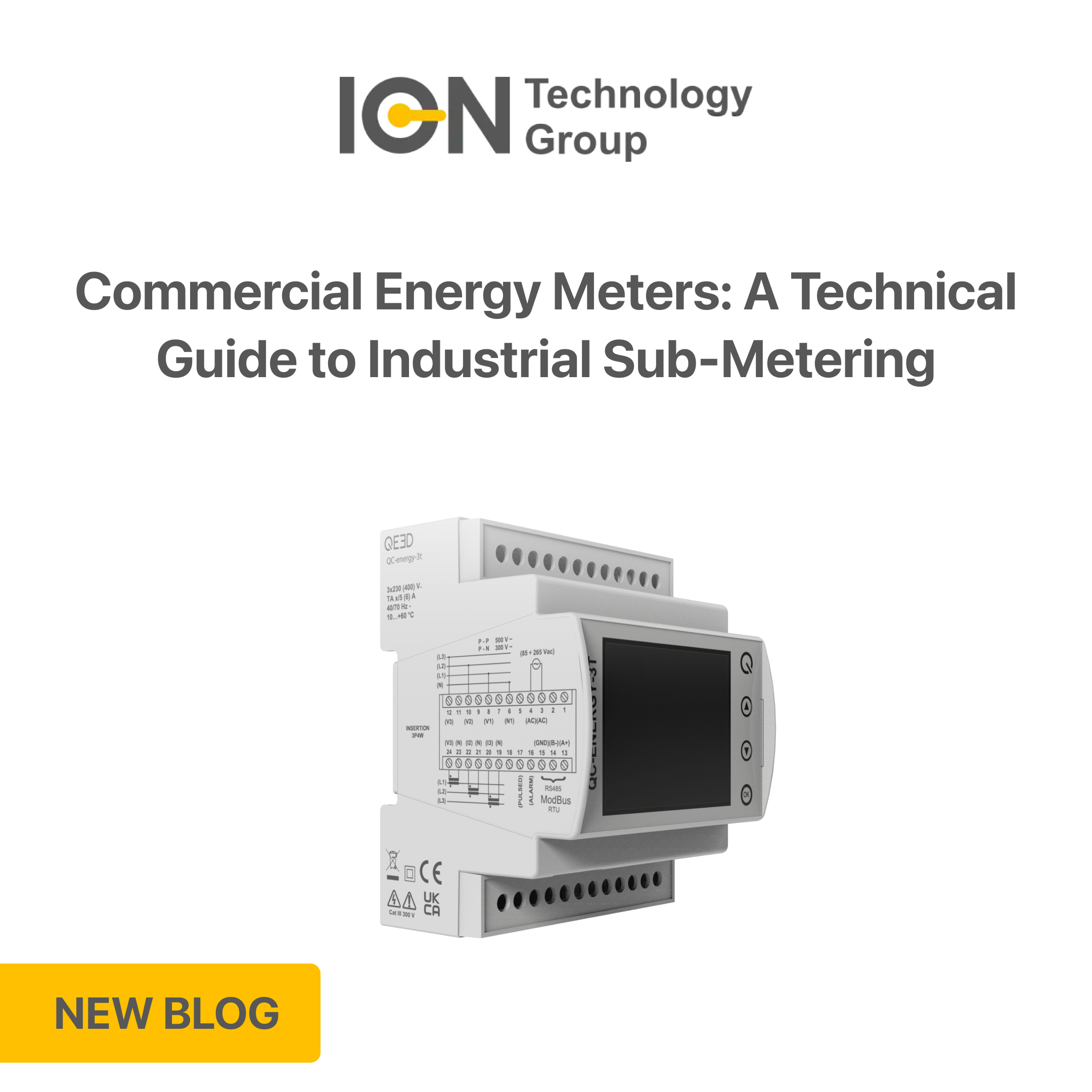 Commercial Energy Meters: A Technical Guide to Industrial Sub-Metering