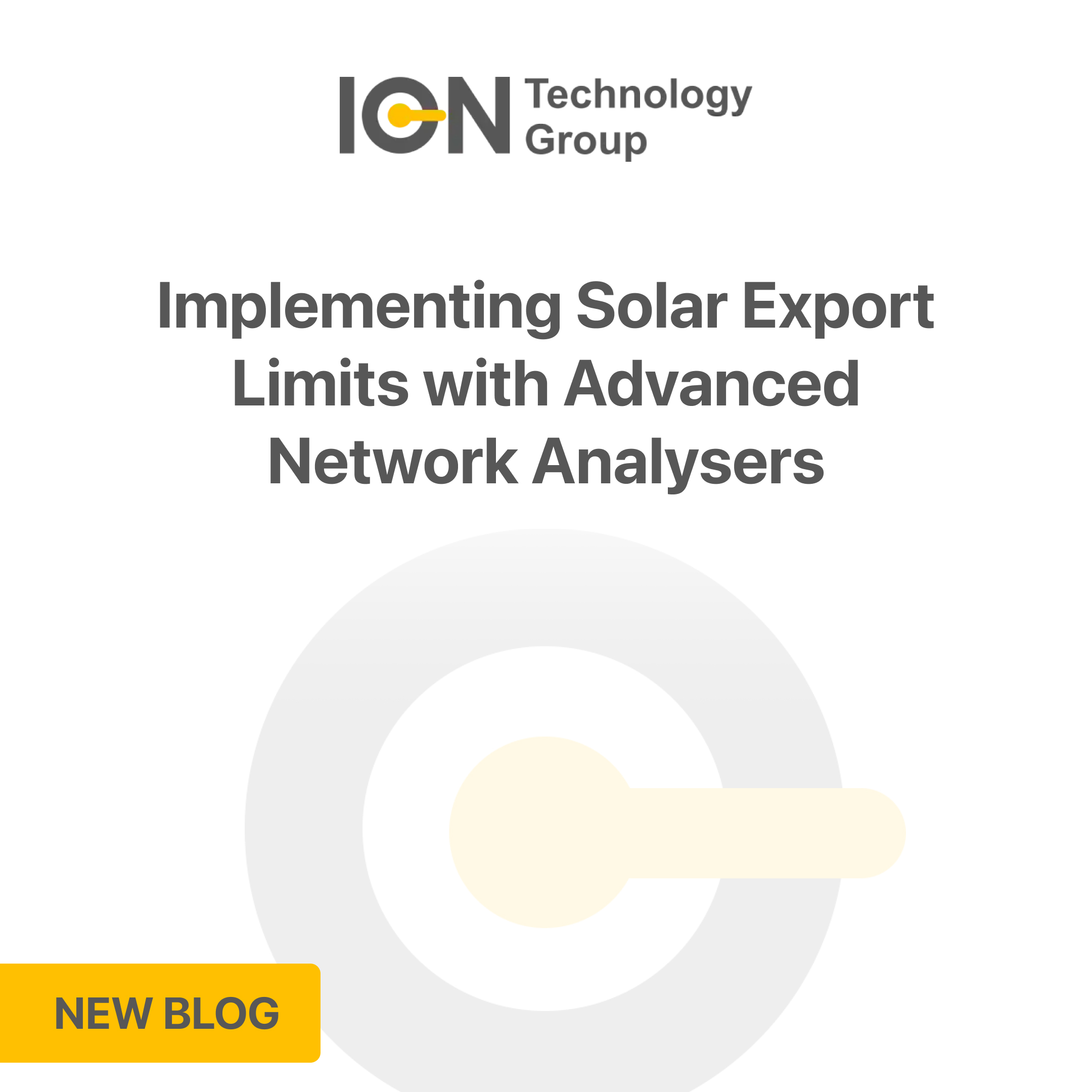 Implementing Solar Export Limits with Advanced Network Analysers